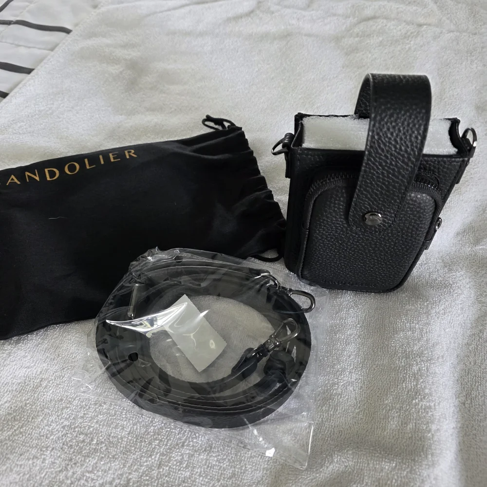 Bandolier Black Crossbody Phone Case - Picture 2 of 12